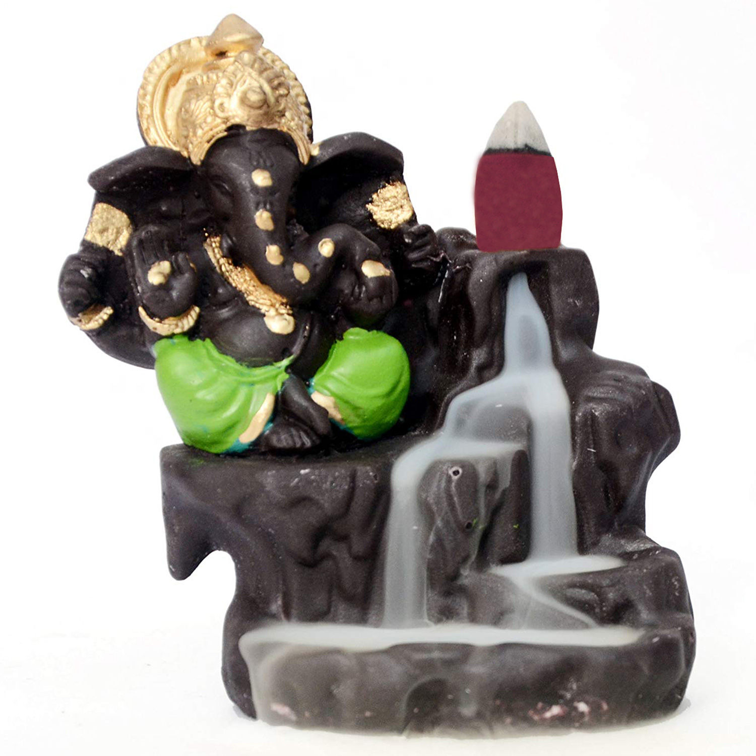 Buy/Send Lord Ganesha Incense Burner Green Online Ferns N Petals