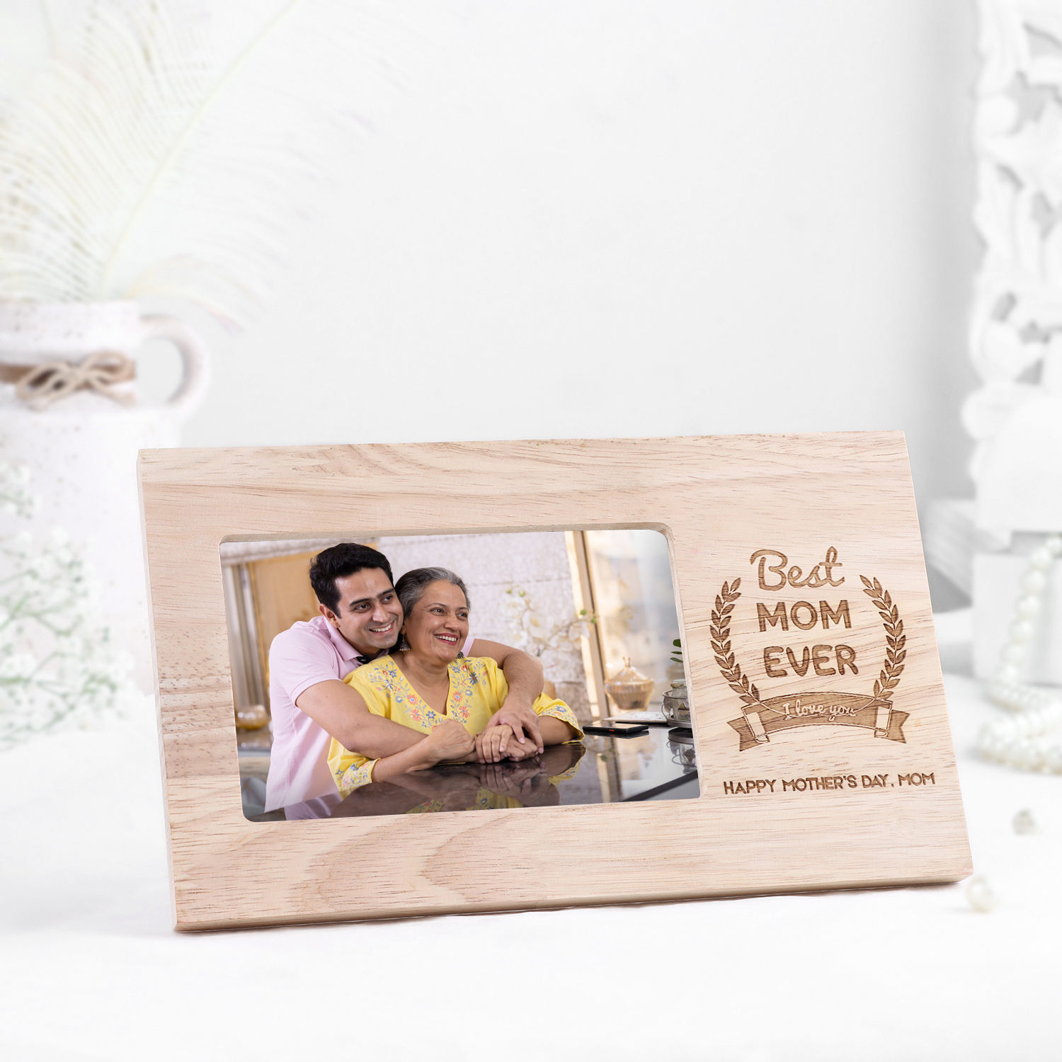Buy/Send Best Mom Ever Photo Frame for Mother's Day Online Ferns N Petals