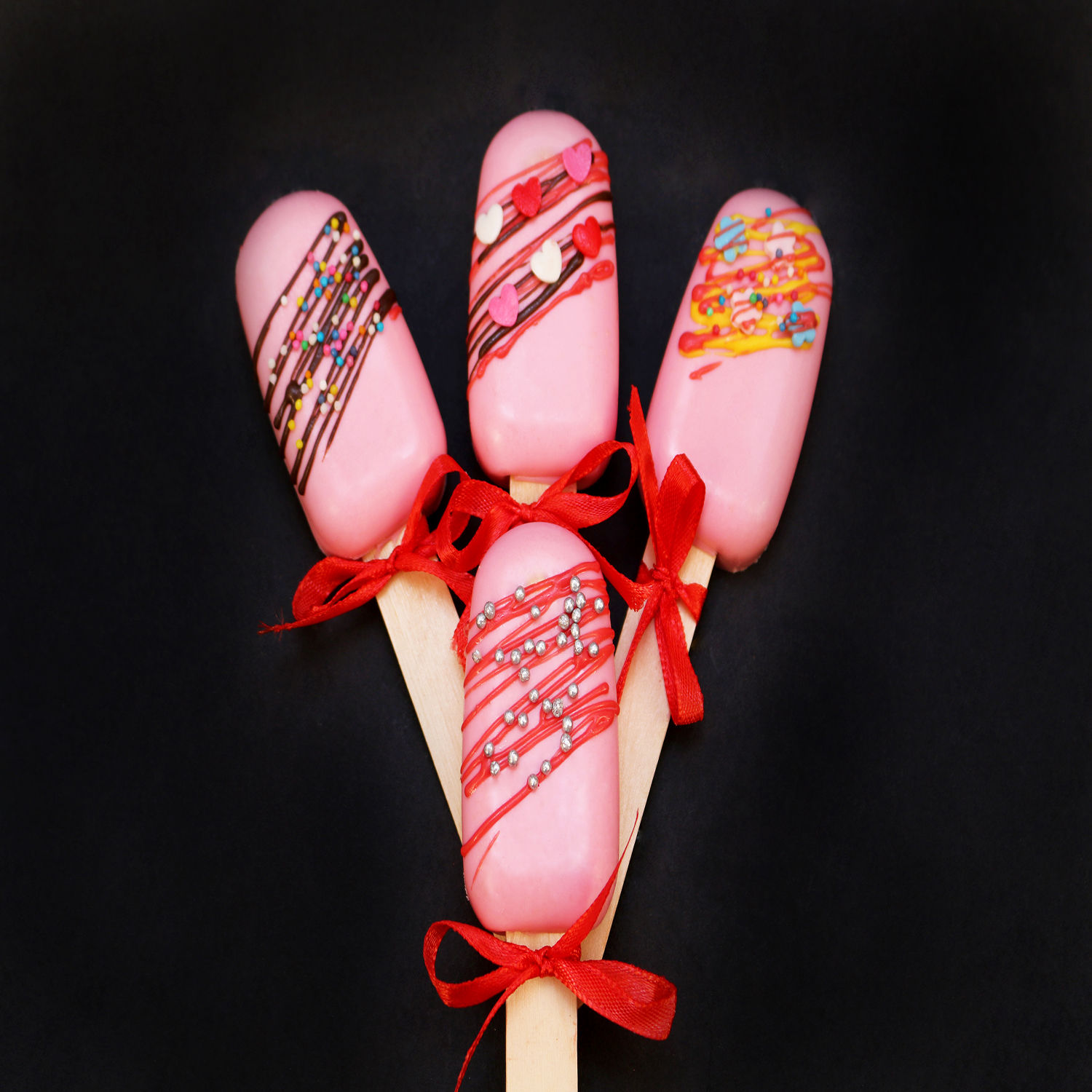 Buy/Send Assorted Set of 4 Cakesicles Online Ferns N Petals