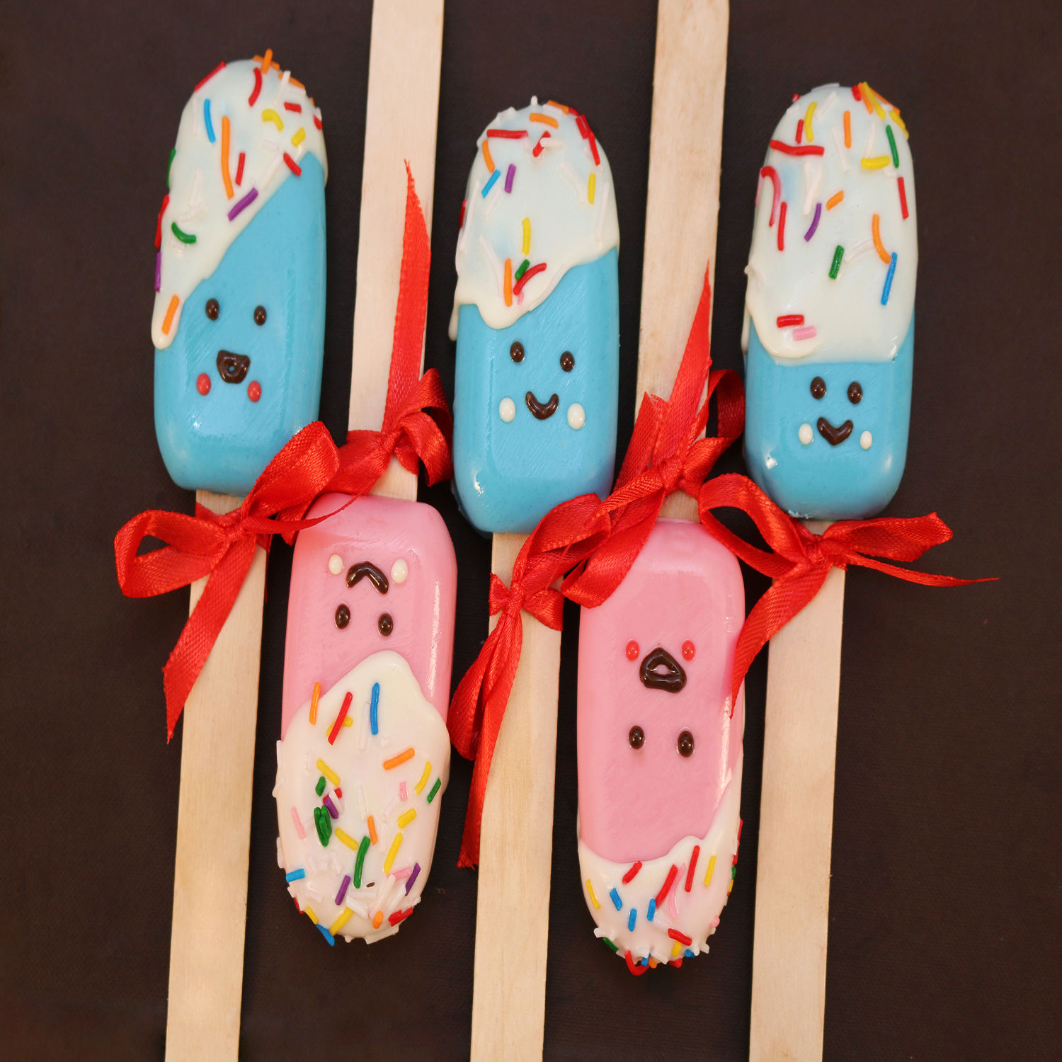 Buy/Send Set of 5 Cute & Yummy Cakesicles Online Ferns N Petals