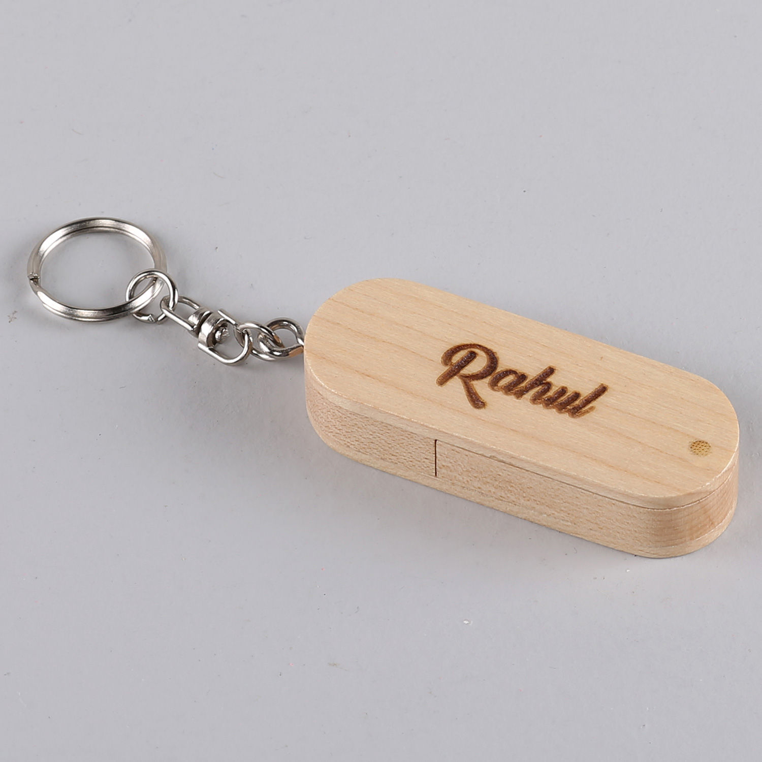 Buy/Send Personalised Wooden Keychain Pendrive Online Ferns N Petals