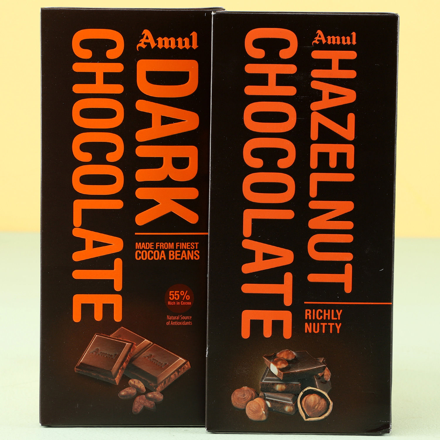 Buy/Send Delicious Amul Chocolate Bars Orange Box Online Ferns N Petals