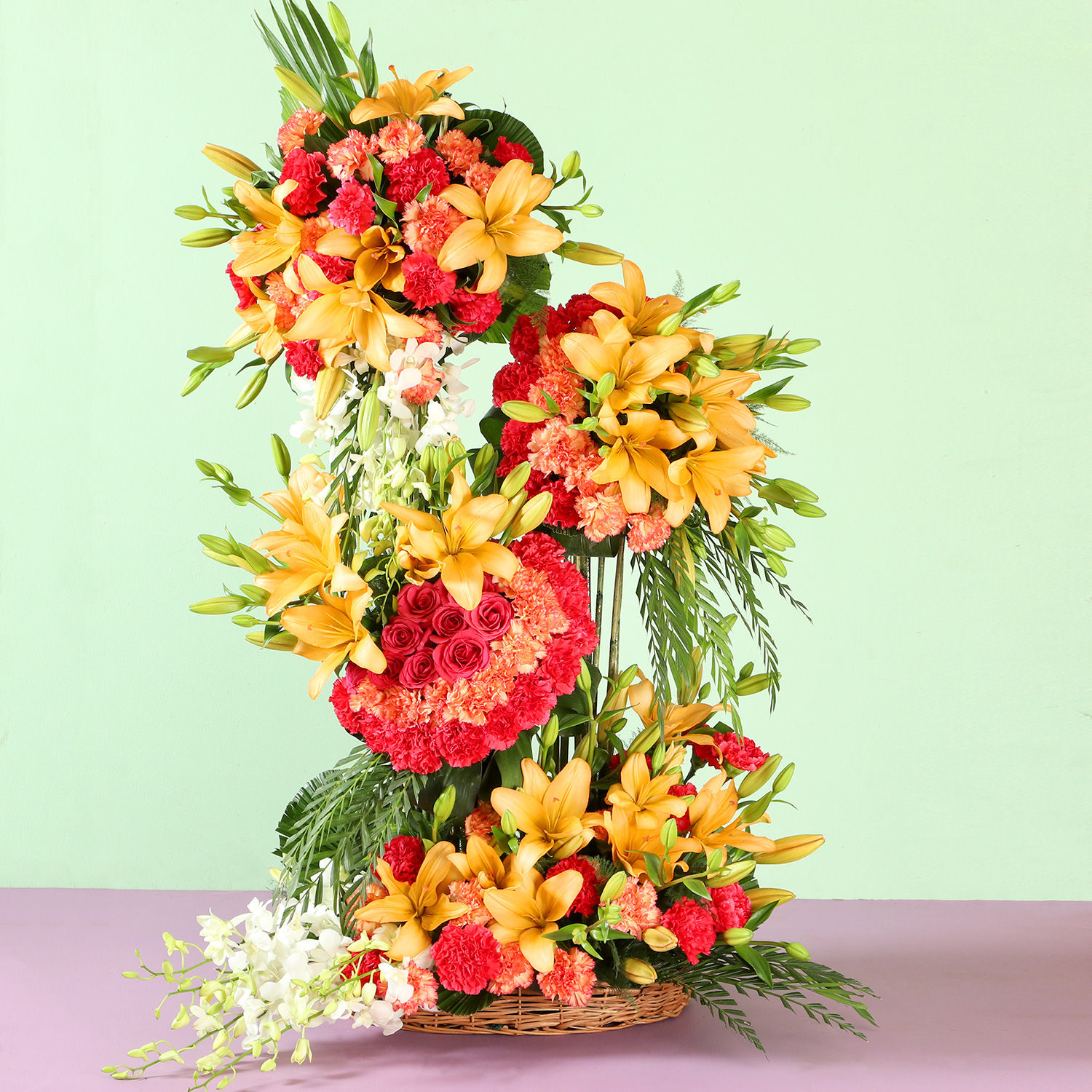 Buy/Send Grand Flower Arrangement Online- Ferns N Petals