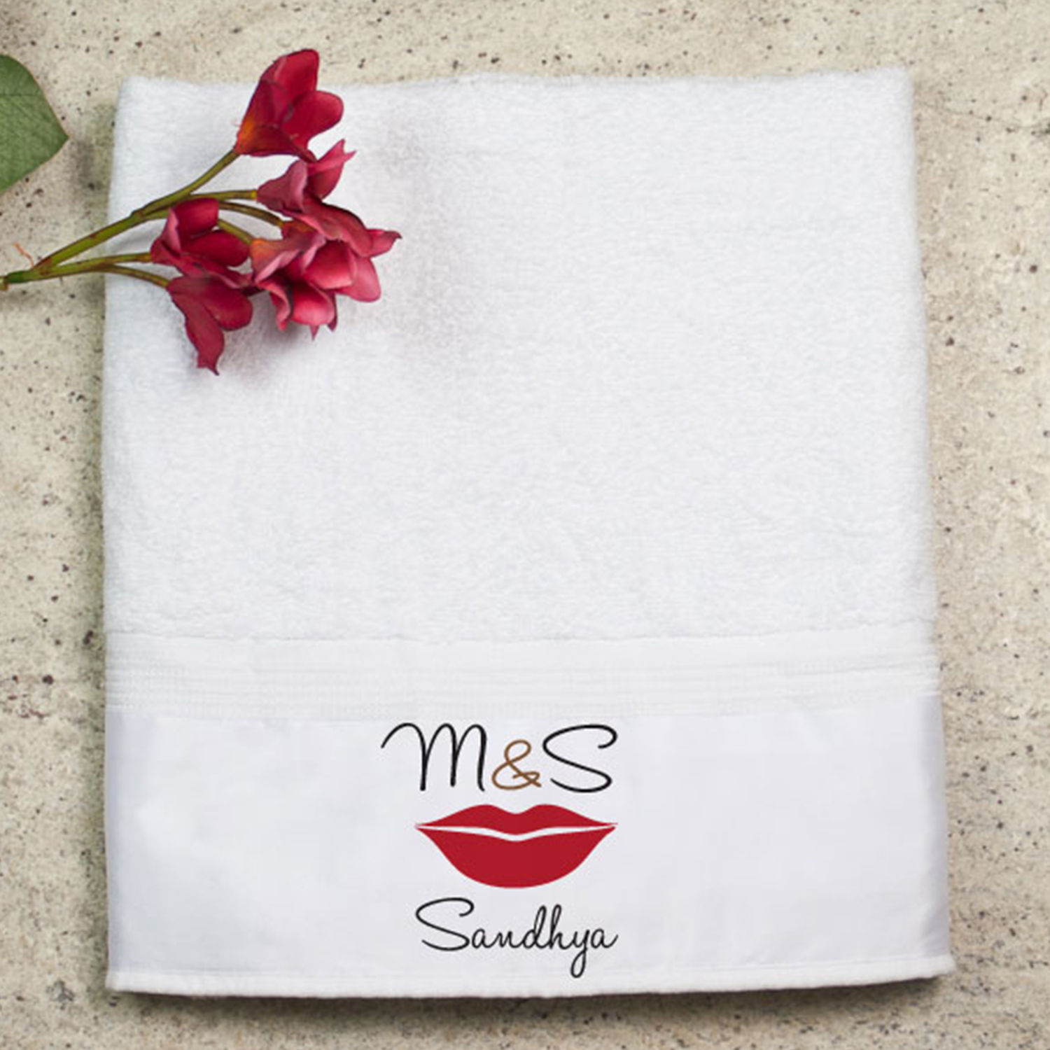bath towel set for couple