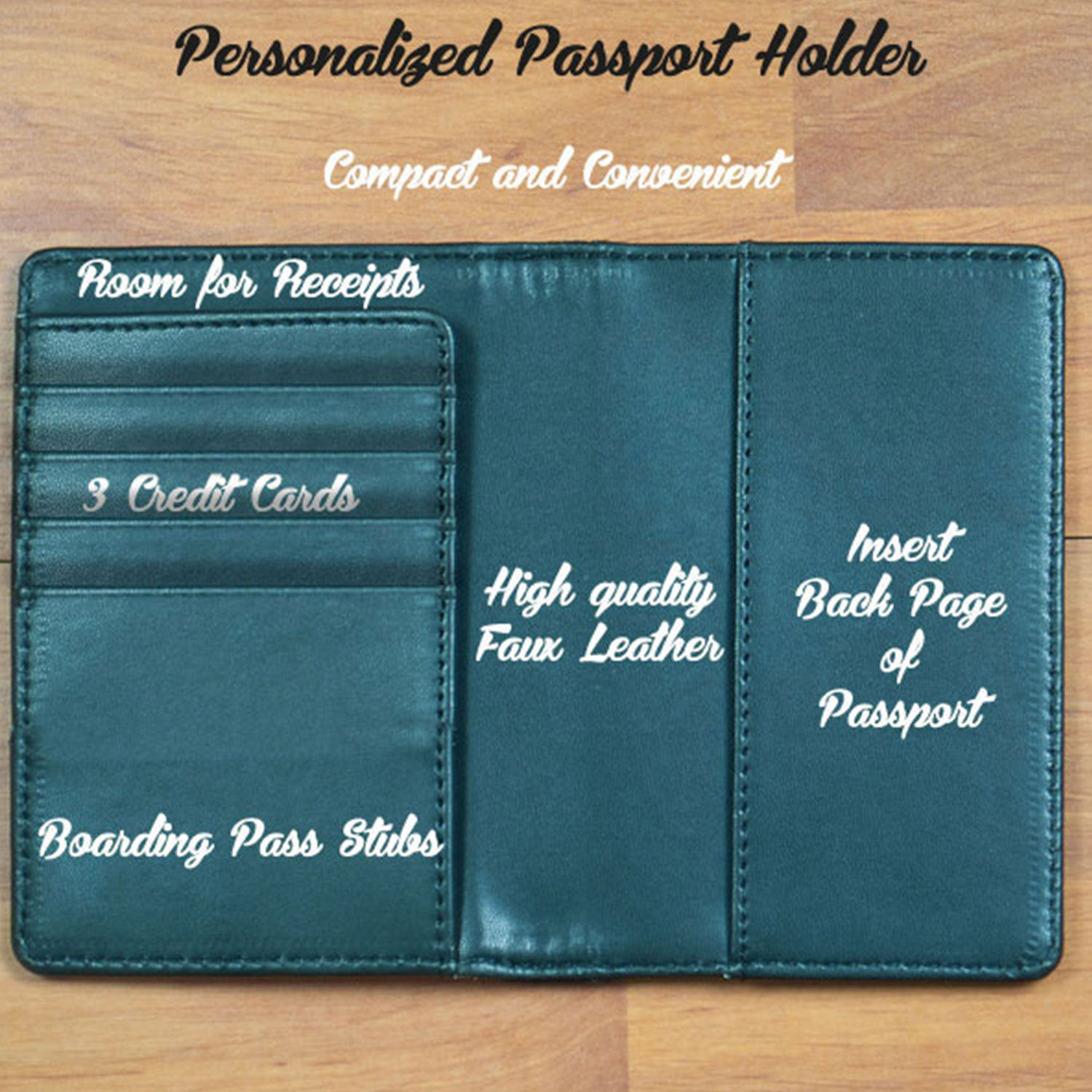 Buy/Send Personalised Designer Passport Holder Online Ferns N Petals
