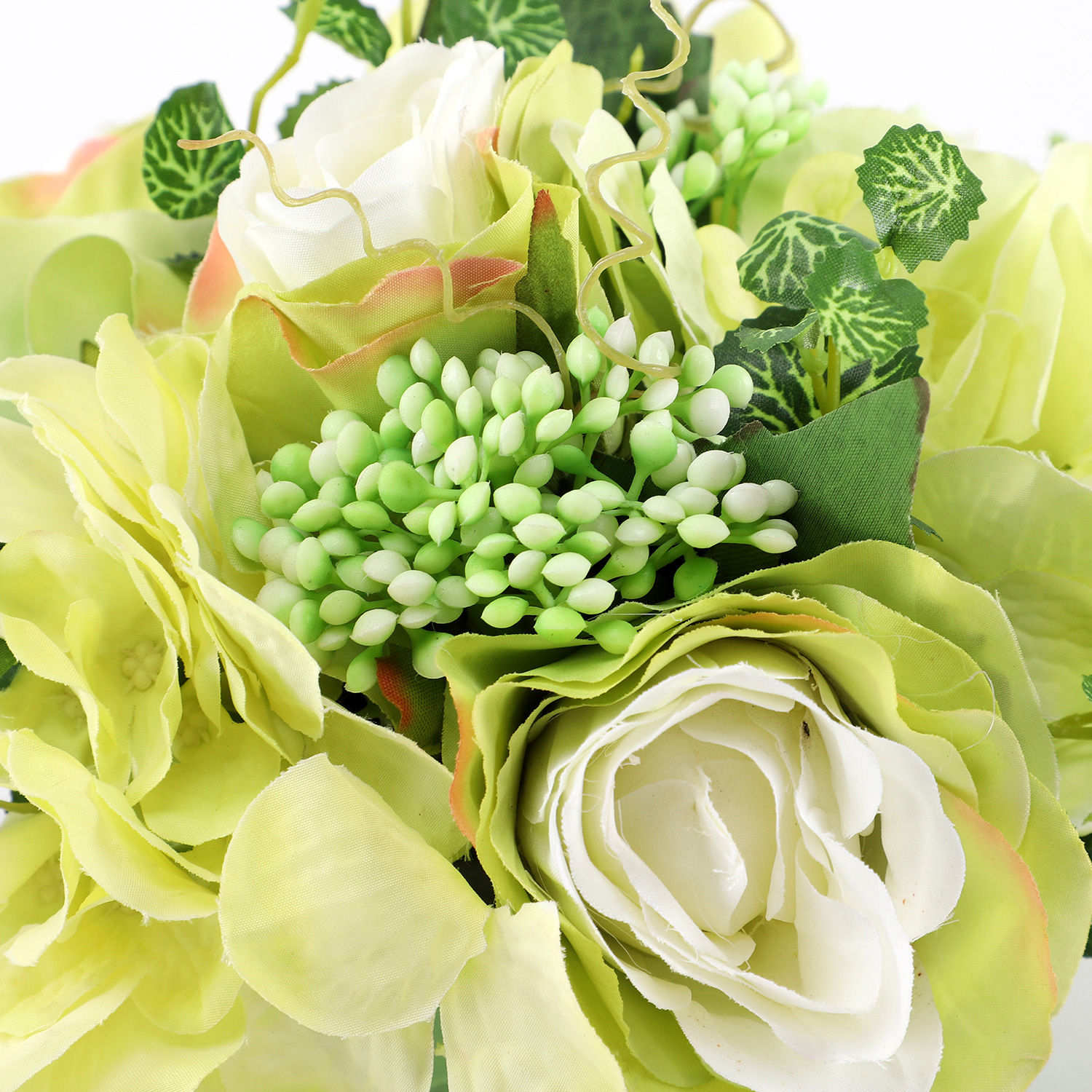 Buy/Send Bunch of Artificial Green Mixed Flowers Online- Ferns N Petals