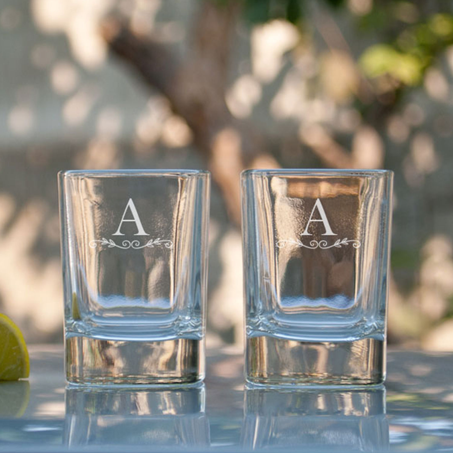 Buy/Send Two Classy Personalised Shot Glasses Online Ferns N Petals