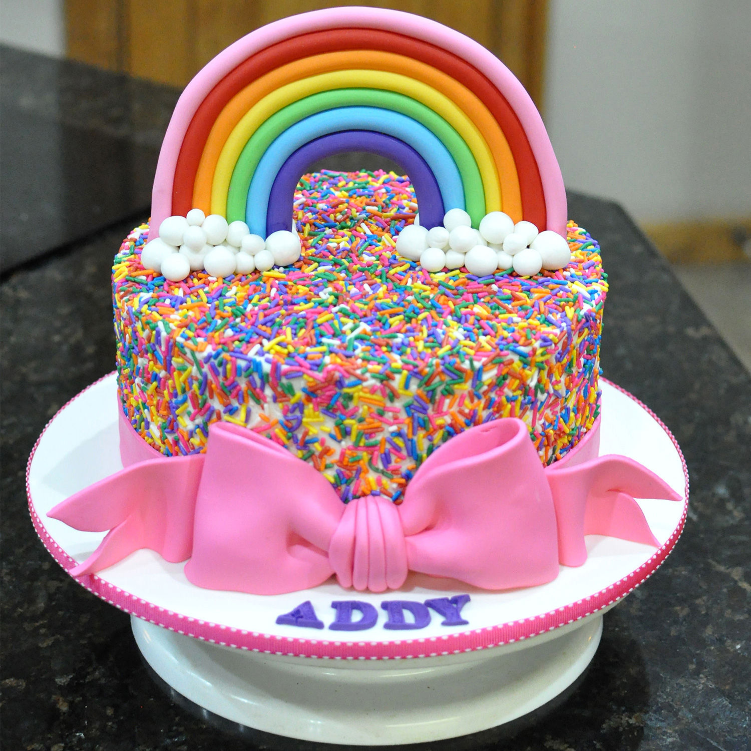 Buy/Send Rainbow Sprinkles Chocolate Cake 1 Kg Eggless