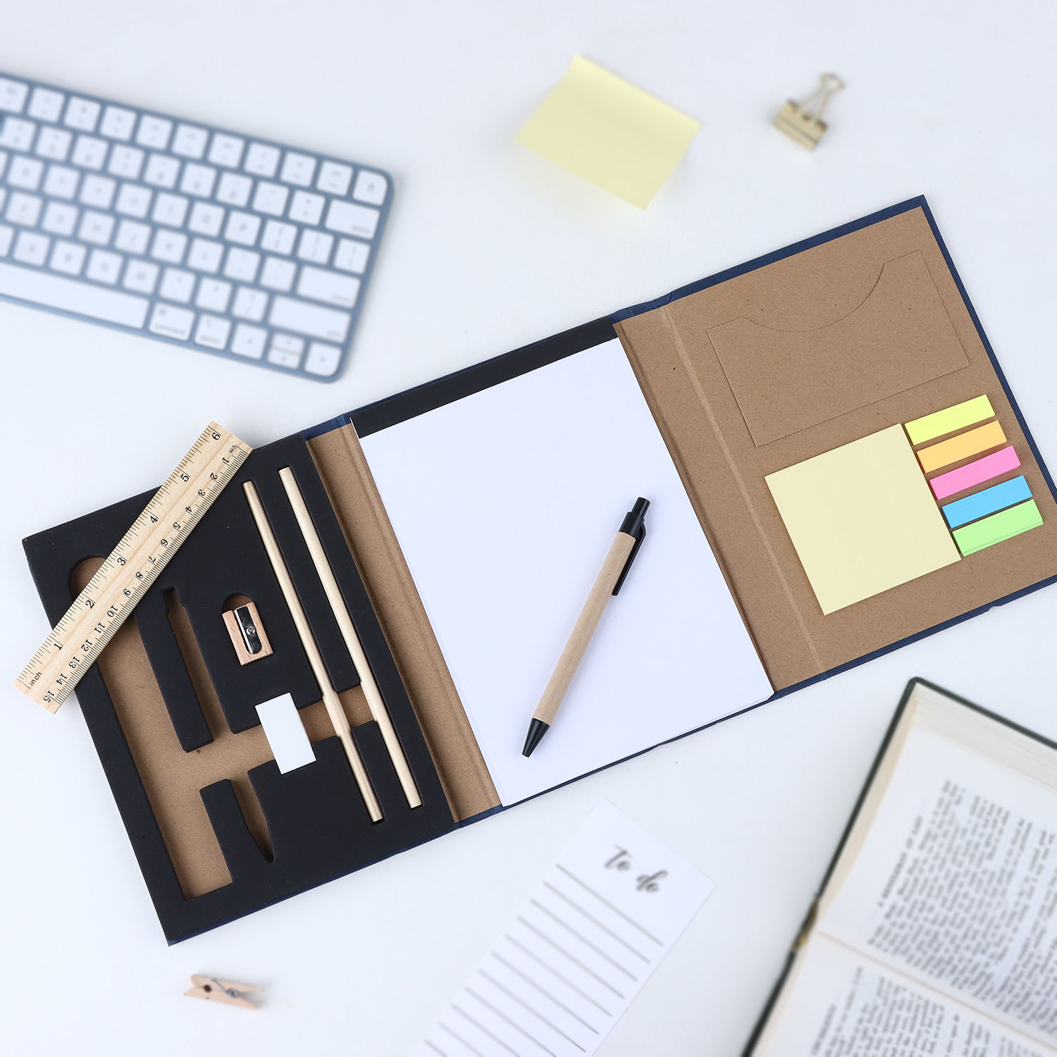 Buy/Send Personalised Three Fold Notebook Stationary Set Online Ferns