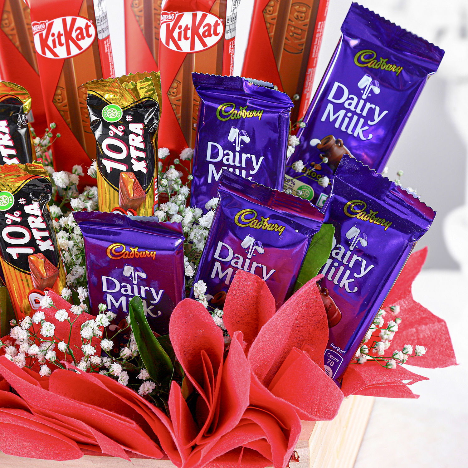 Buy/Send Assorted Chocolates Basket Arrangement Online Ferns N Petals