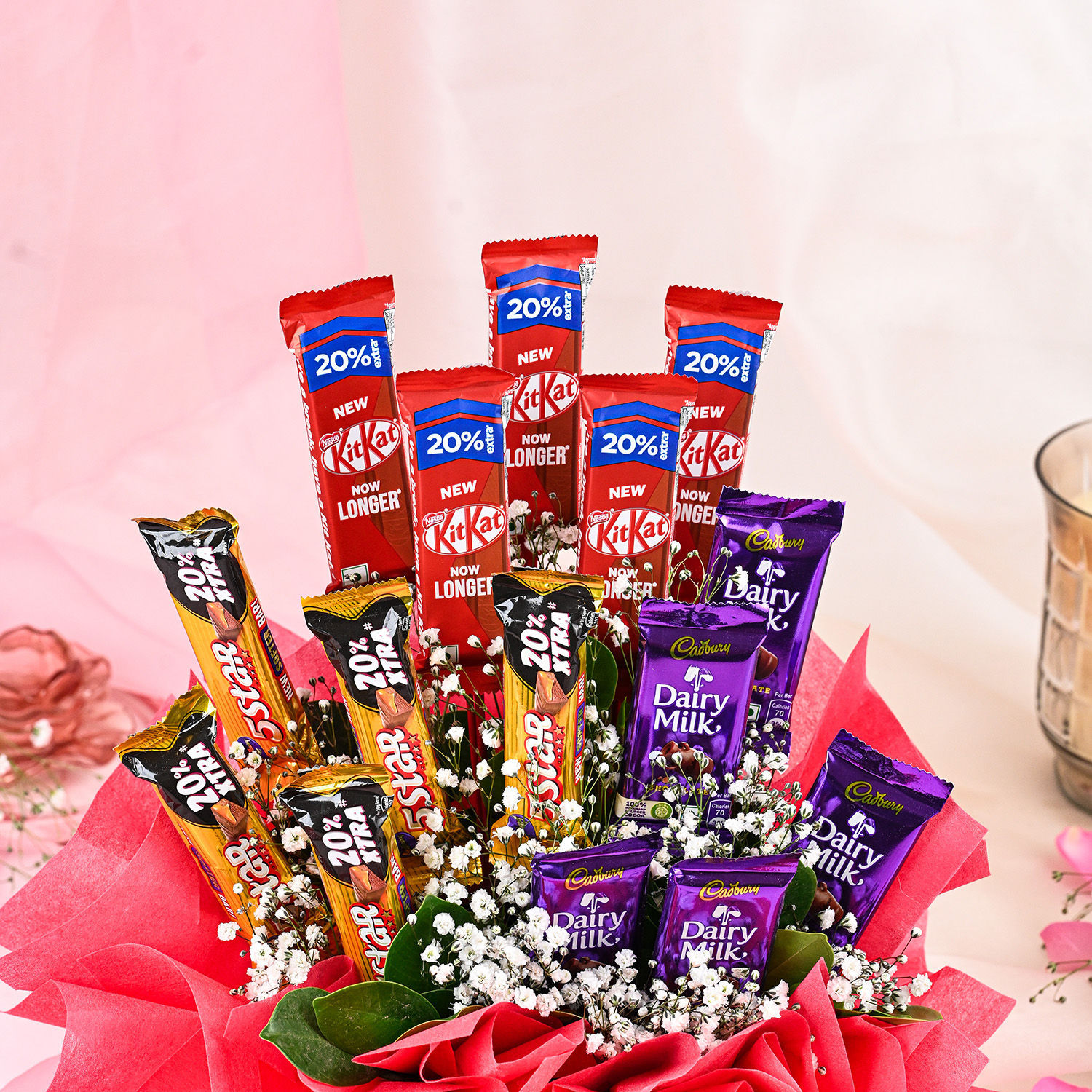 Buy/Send Assorted Chocolates Basket Arrangement Online Ferns N Petals