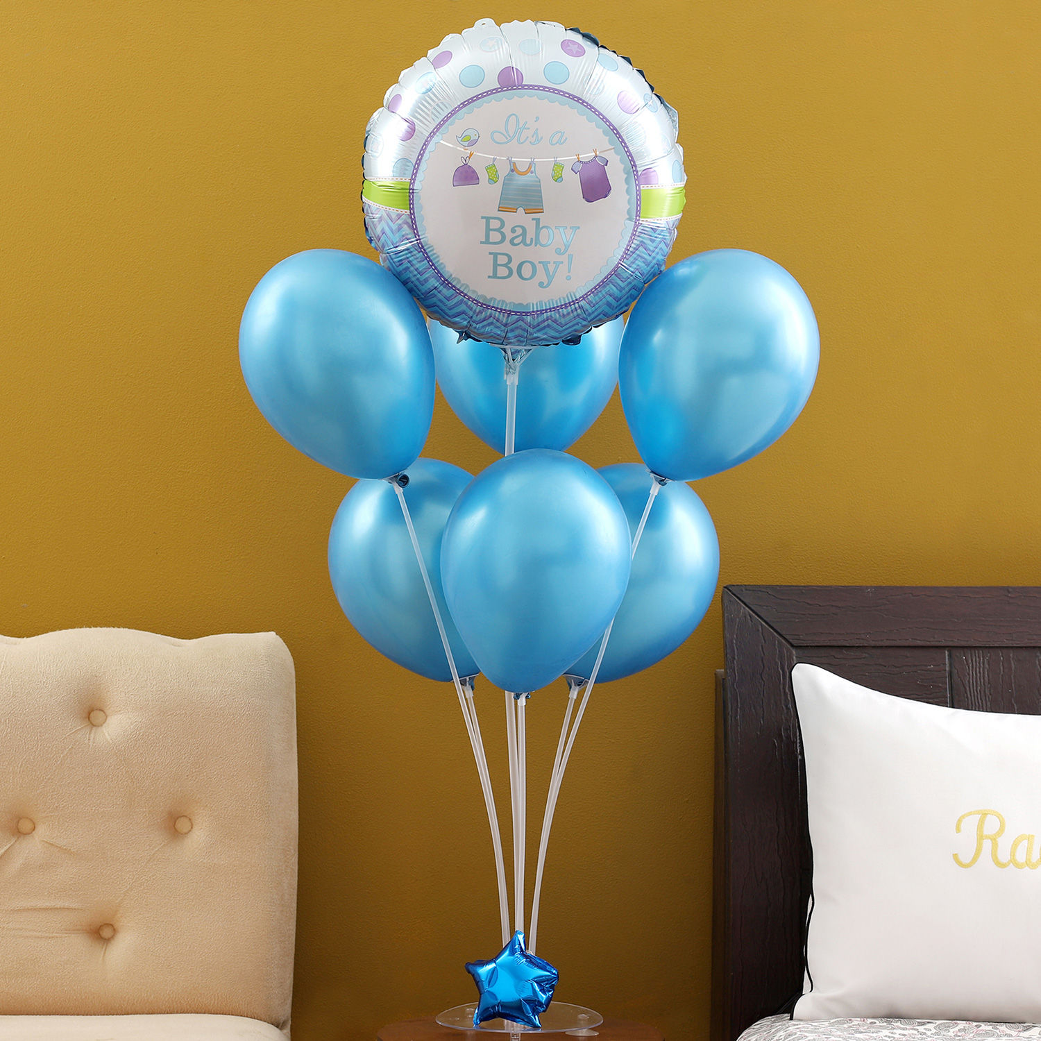 Buy/Send It's a Baby Boy Balloon Bouquet Online Ferns N Petals