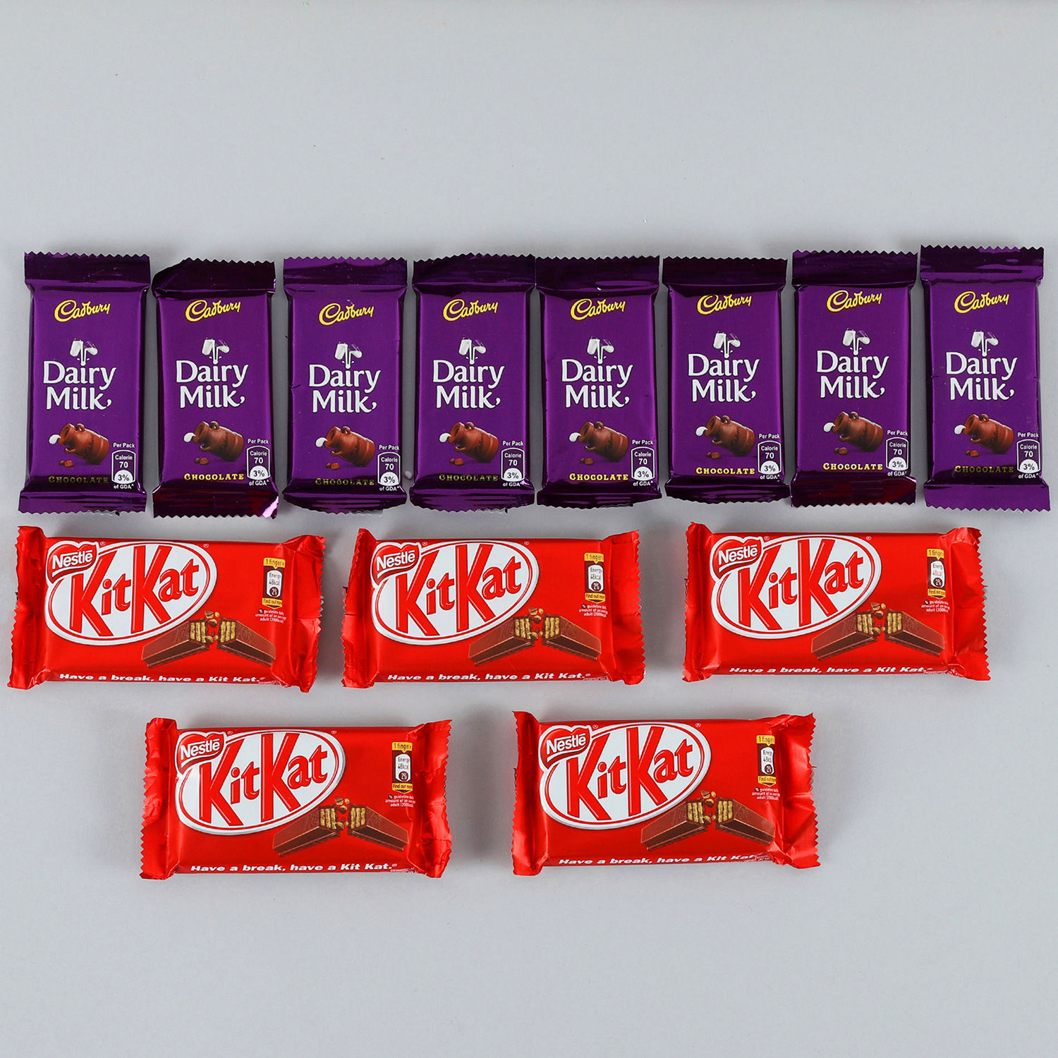 Buy/Send Kitkat Dairy Milk Rich Chocolate Gift Hamper Online Ferns N Petals