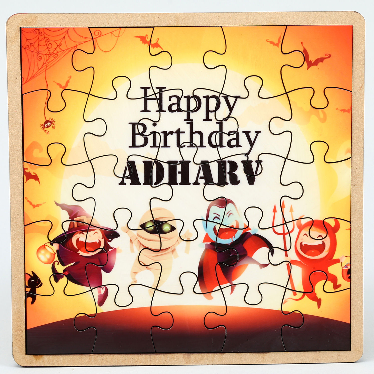 Buy/Send Happy Birthday Personalised Puzzle Online- Ferns N Petals