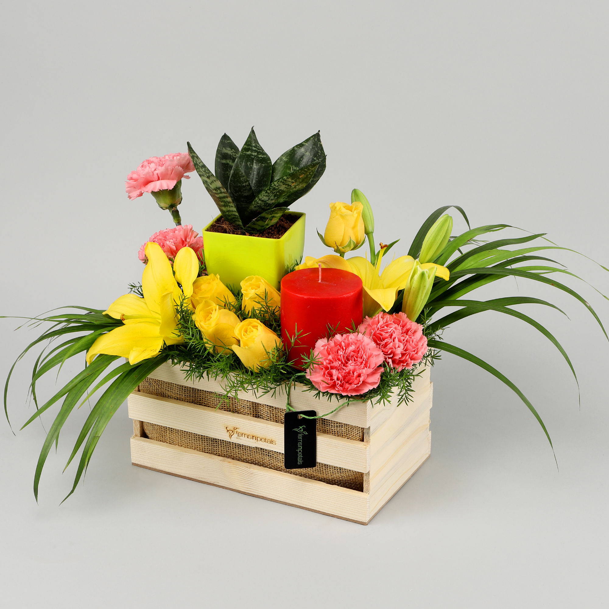 Buy/Send Exotic Garden Glory Arrangement Online Ferns N Petals