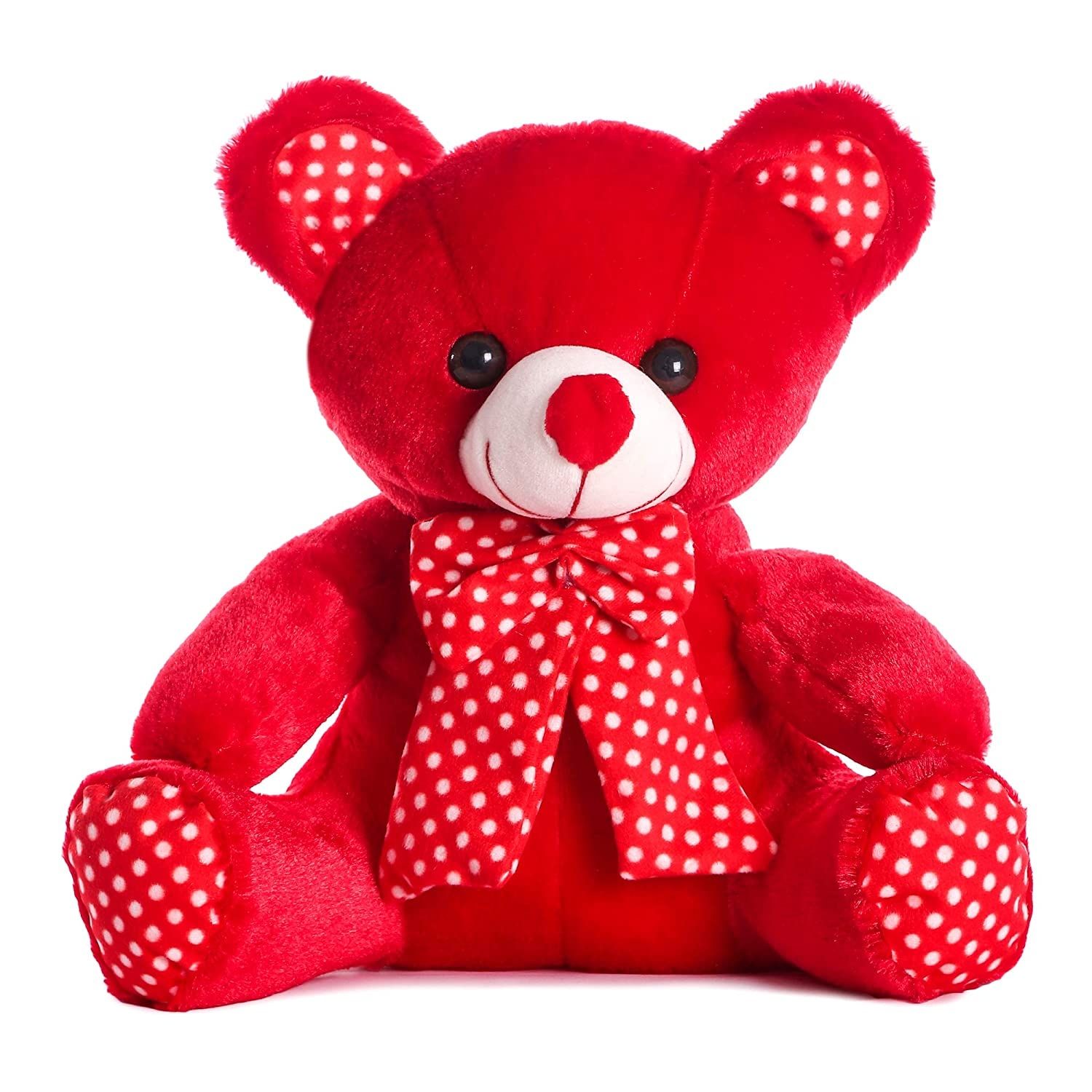 Buy/Send Red Bow Teddy Bear Online