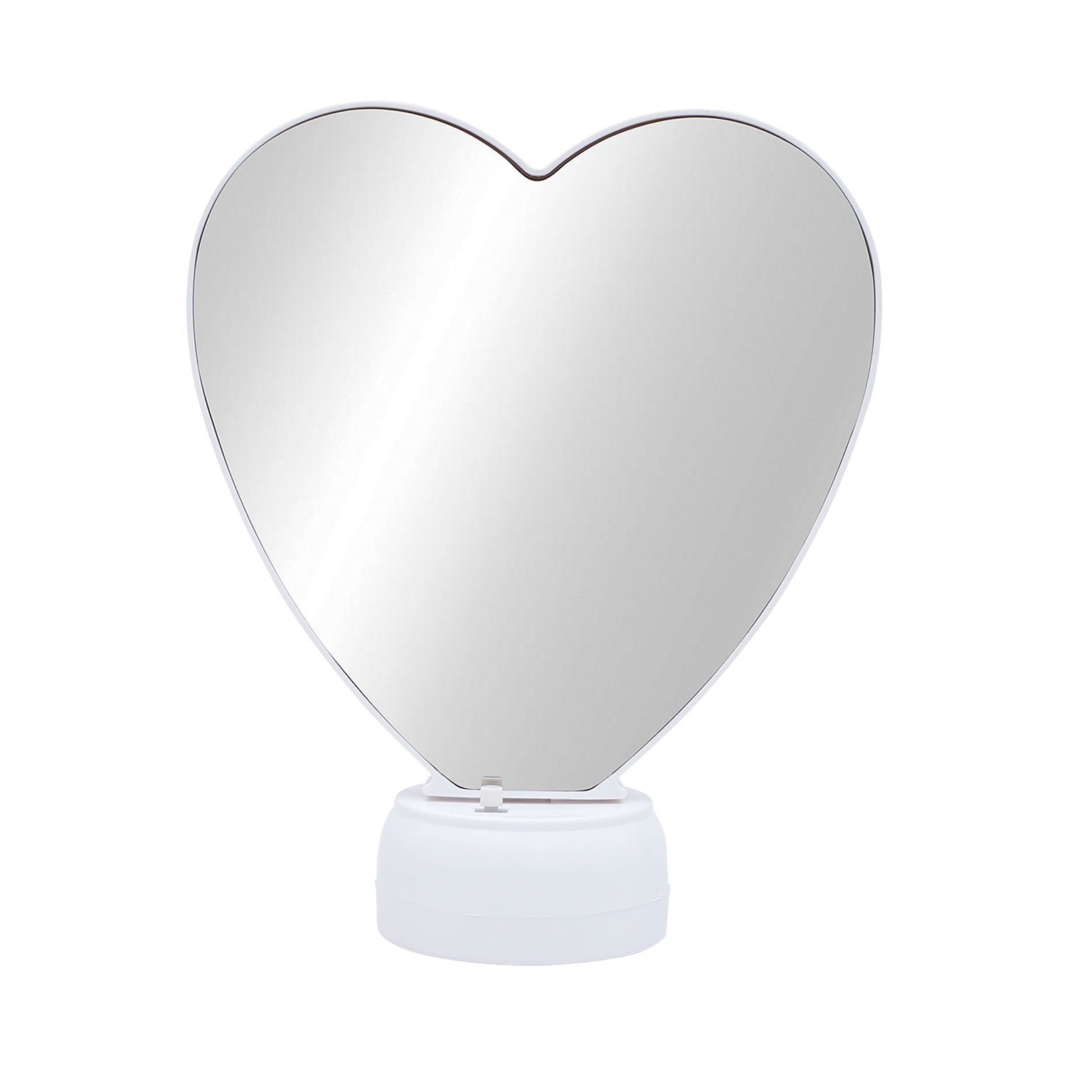 heart shape magic mirror photo frame