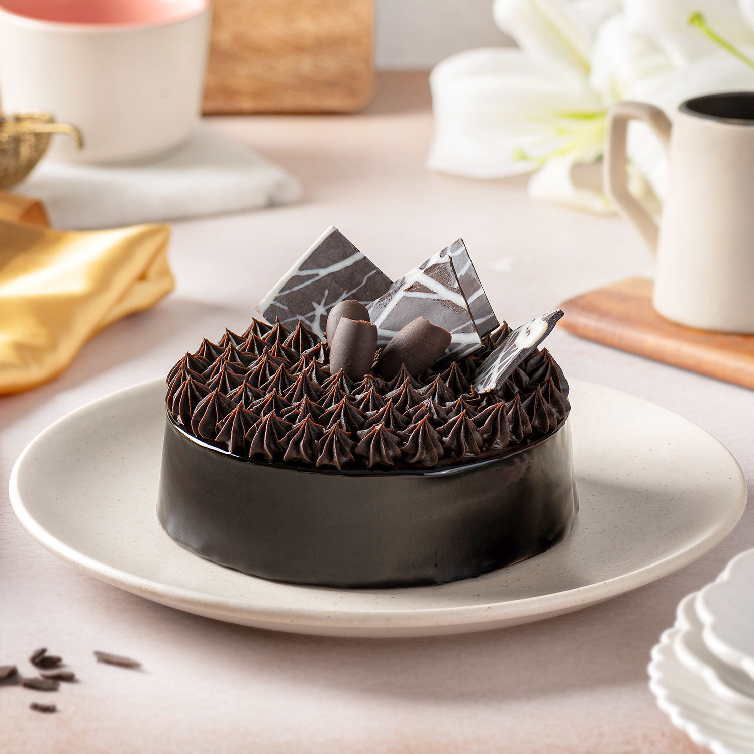 Buy/Send Fudge Brownie Cake 1kg Eggless Online Ferns N Petals