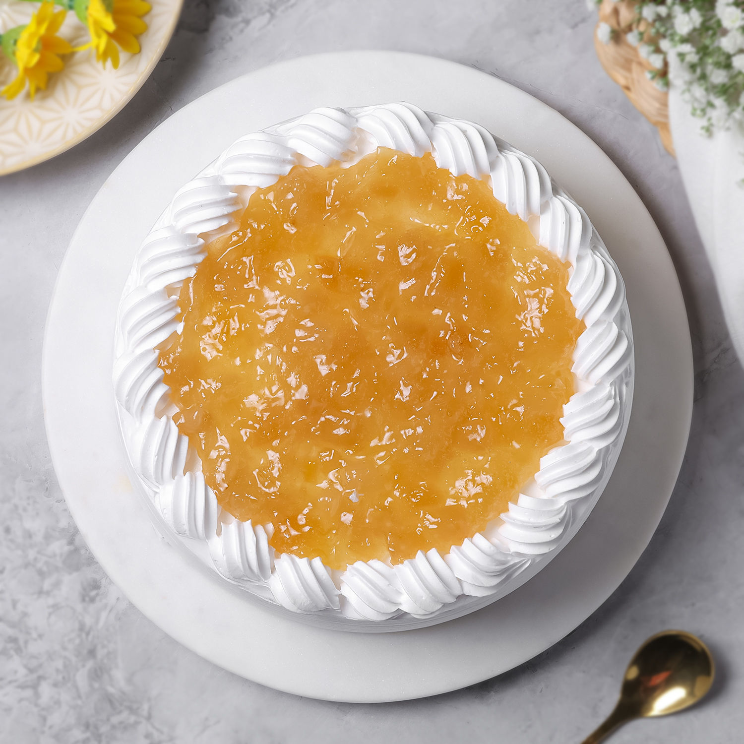 Buy/Send Pineapple Cake Half kg Online Ferns N Petals