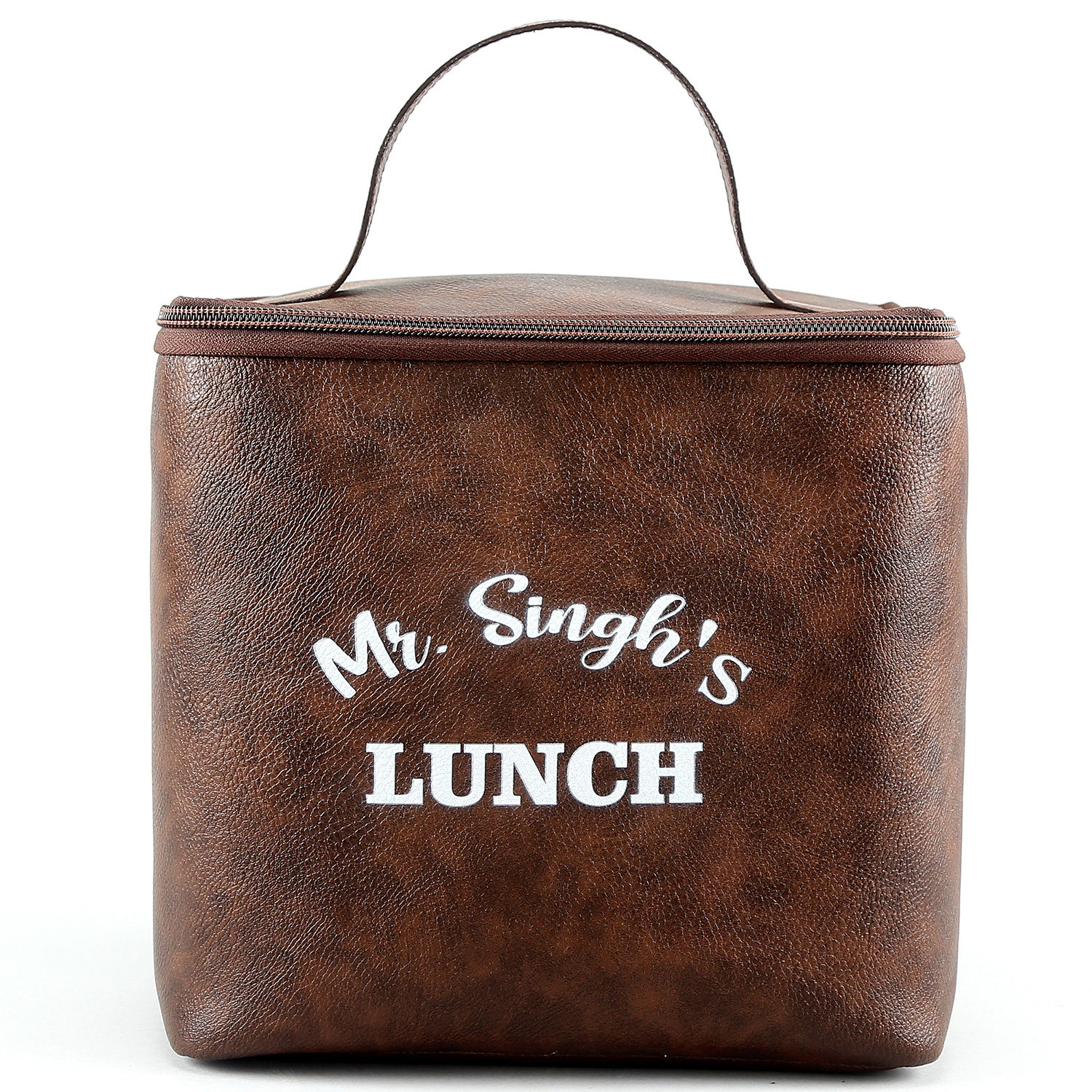 Buy/Send Personalised Brown Lunch Bag Online Ferns N Petals