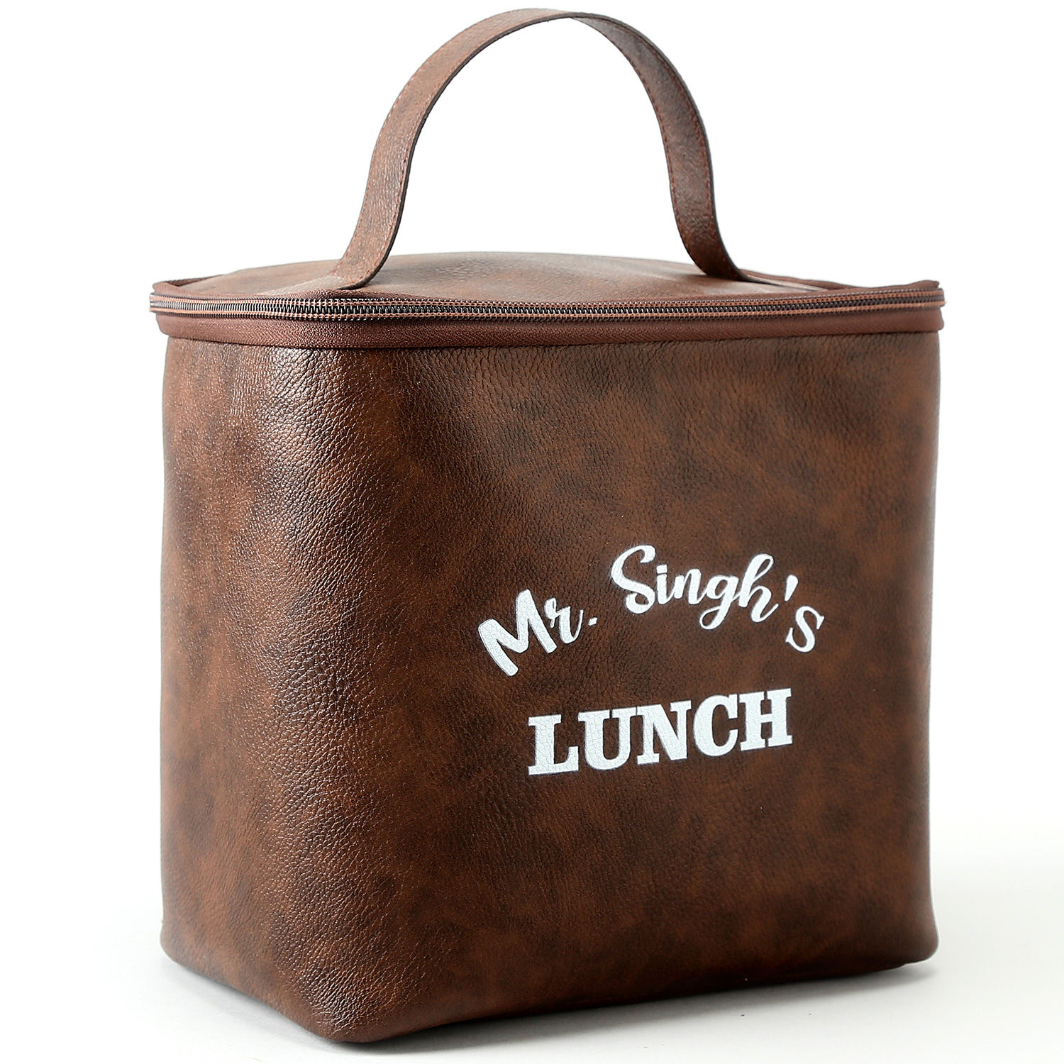 Buy/Send Personalised Brown Lunch Bag Online Ferns N Petals