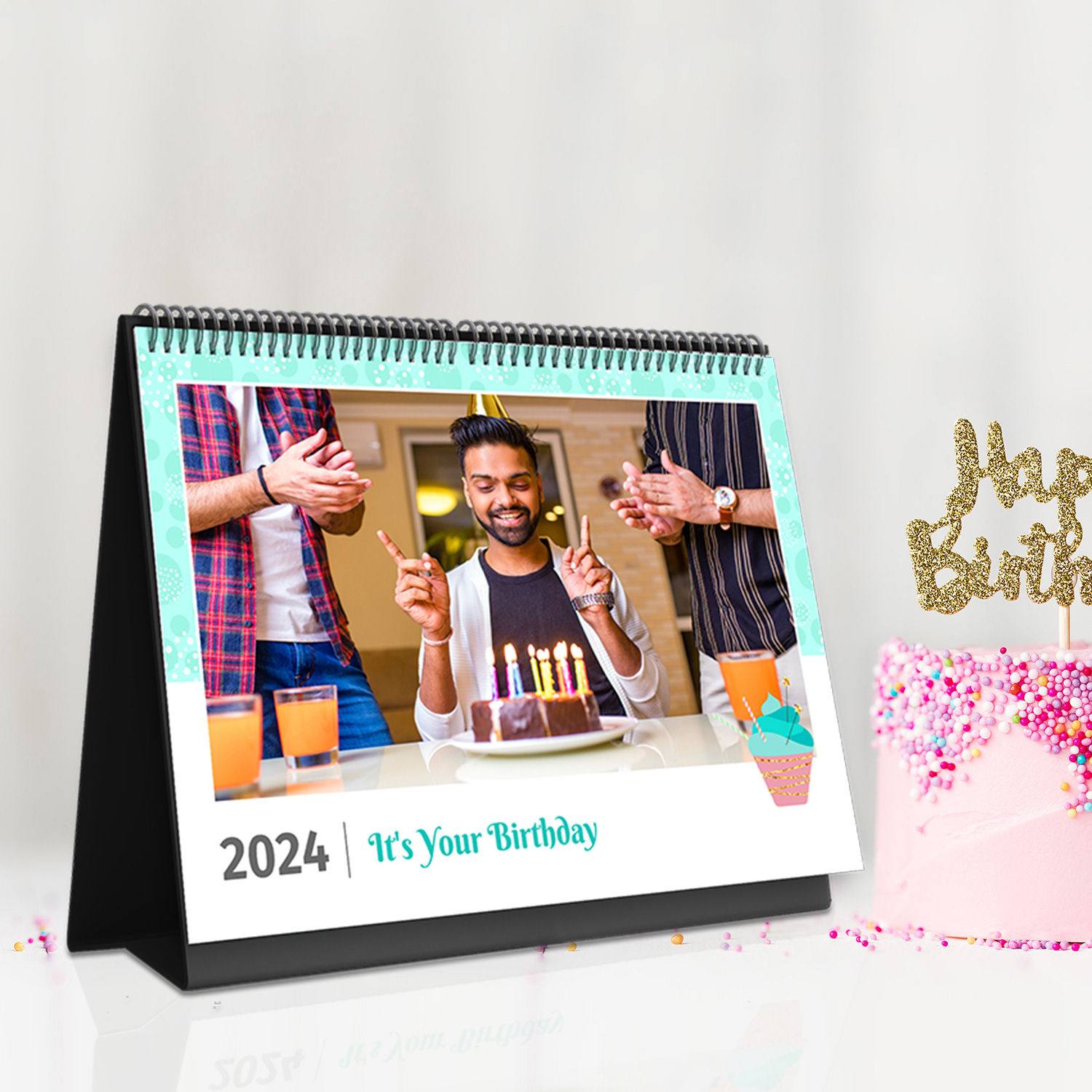 Buy/Send Personalised Happy Birthday Wishes Calendar Online Ferns N Petals