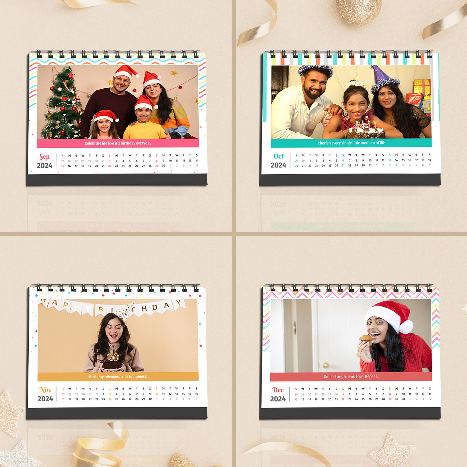 Buy/Send Personalised Happy Birthday Wishes Calendar Online Ferns N Petals